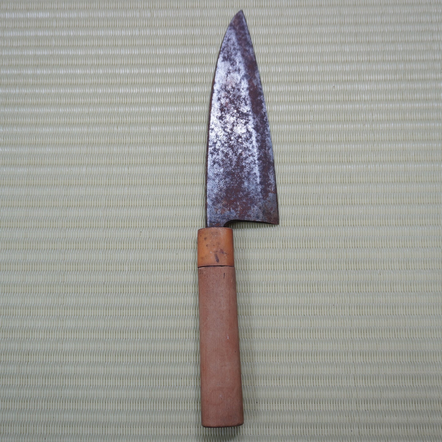 Japanese Vintage Knife Lot x4 Junk Used Kitchen Japan Sushi F-294