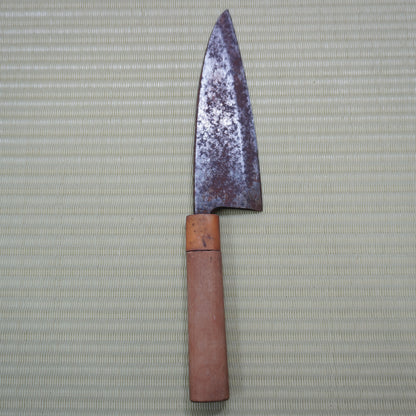 Japanese Vintage Knife Lot x4 Junk Used Kitchen Japan Sushi F-294