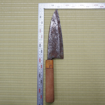 Japanese Vintage Knife Lot x4 Junk Used Kitchen Japan Sushi F-294