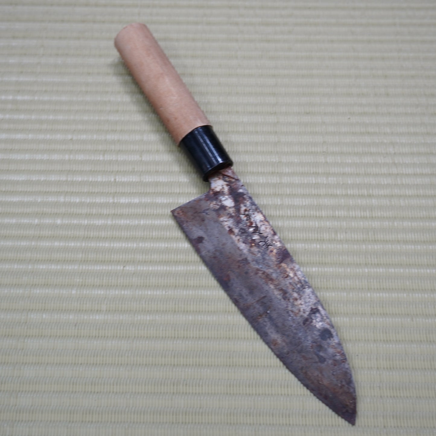 Japanese Vintage Knife Lot x4 Junk Used Kitchen Japan Sushi F-294