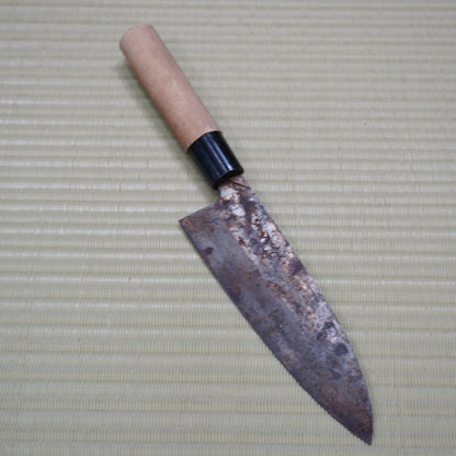 Japanese Vintage Knife Lot x4 Junk Used Kitchen Japan Sushi F-294