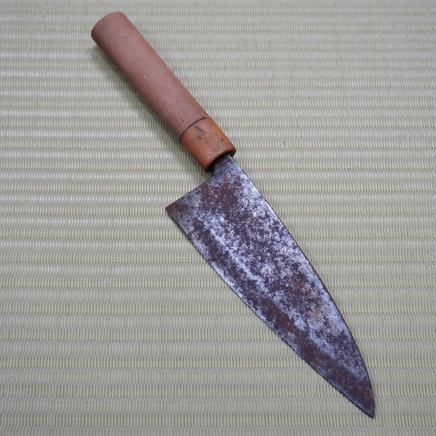 Japanese Vintage Knife Lot x4 Junk Used Kitchen Japan Sushi F-294