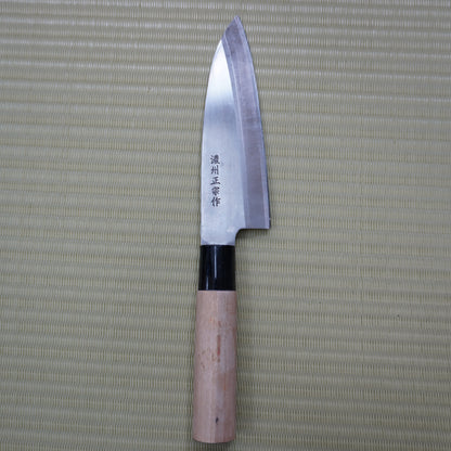 Noshu Masamune Japanese Used Deba Knife 155mm Vintage Lightweight Sushi F-299
