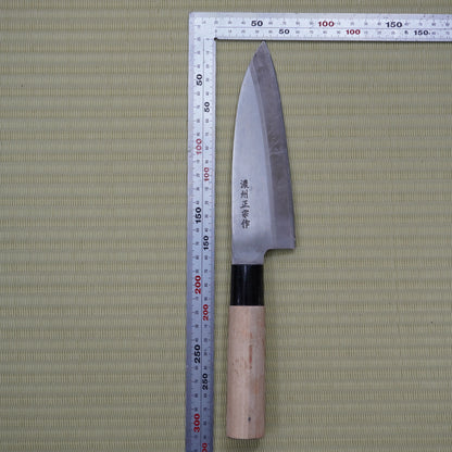 Noshu Masamune Japanese Used Deba Knife 155mm Vintage Lightweight Sushi F-299