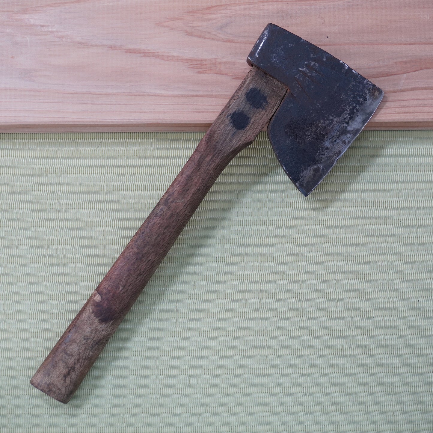 Vintage Japanese Axe Double Edge 115mm Blade 370mm Long F-301