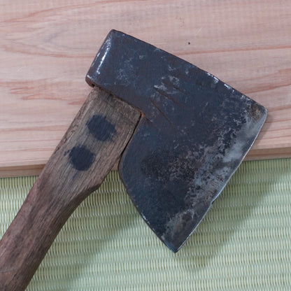 Vintage Japanese Axe Double Edge 115mm Blade 370mm Long F-301