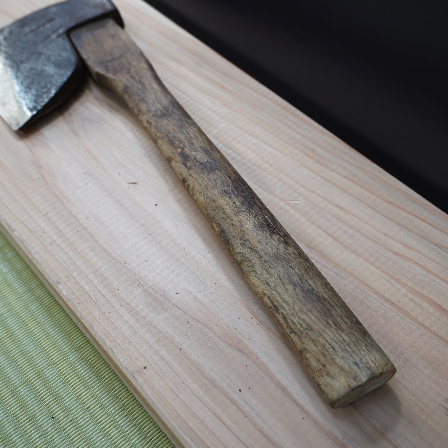 Vintage Japanese Axe Double Edge 115mm Blade 370mm Long F-301