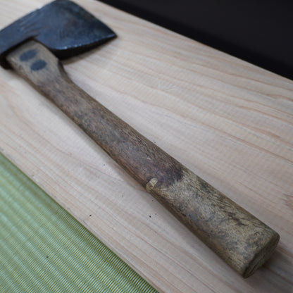 Vintage Japanese Axe Double Edge 115mm Blade 370mm Long F-301