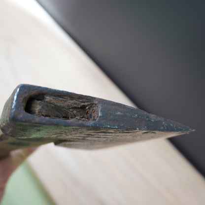 Vintage Japanese Axe Double Edge 115mm Blade 370mm Long F-301