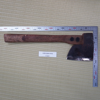 Vintage Japanese Axe Double Edge 115mm Blade 370mm Long F-301