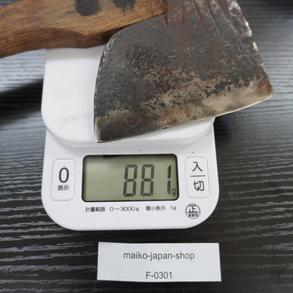Vintage Japanese Axe Double Edge 115mm Blade 370mm Long F-301
