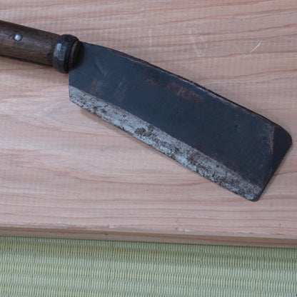 Vintage Japanese Nata Knife 160mm Single Bevel for Camping F-302