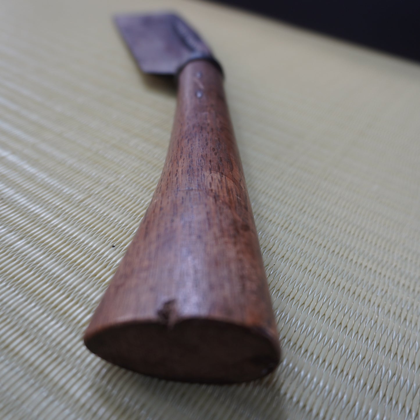 Vintage Japanese Nata Knife 160mm Single Bevel for Camping F-302