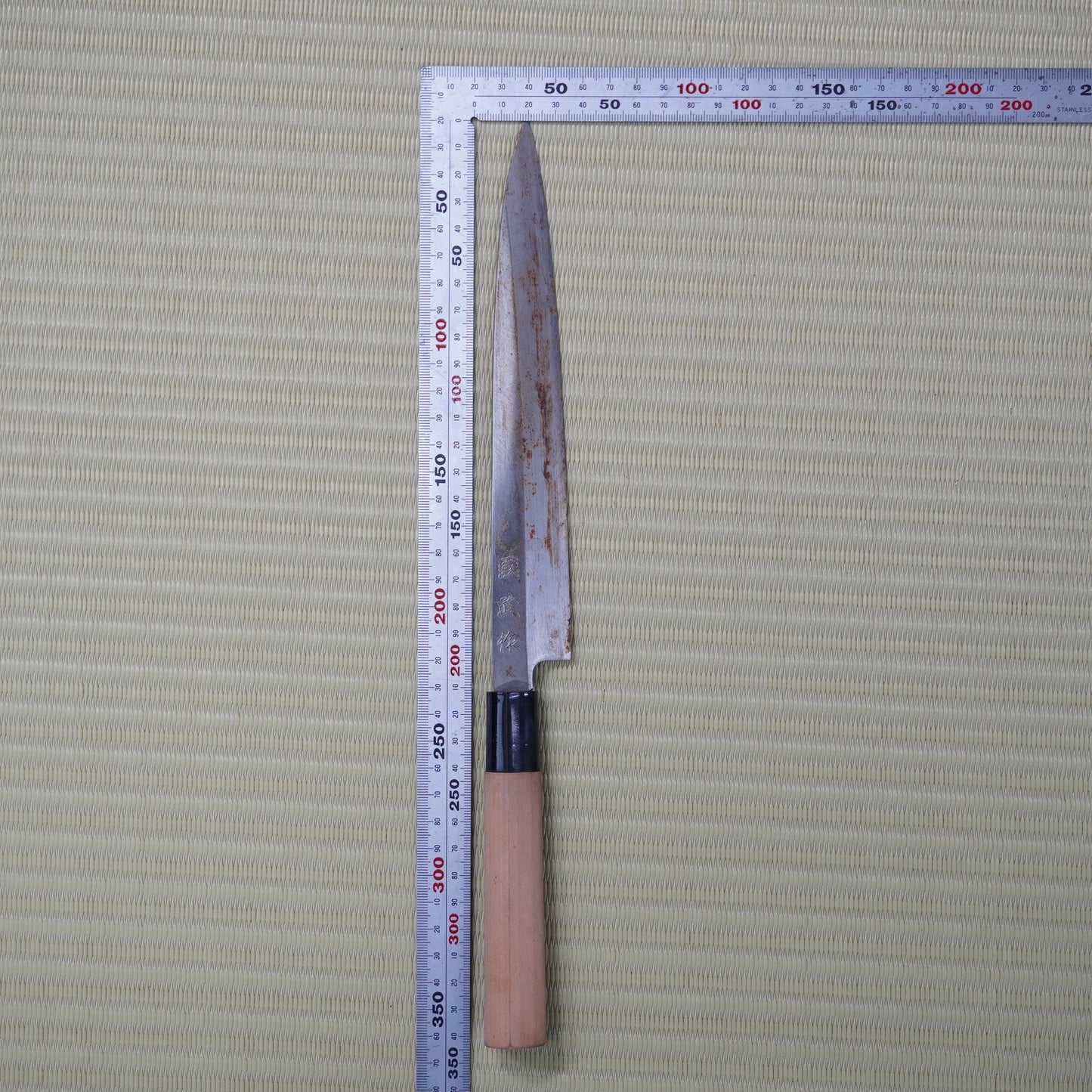 3pc Japanese Vintage Knife Set Yanagiba Nakiri Deba Sashimi Sushi F-303