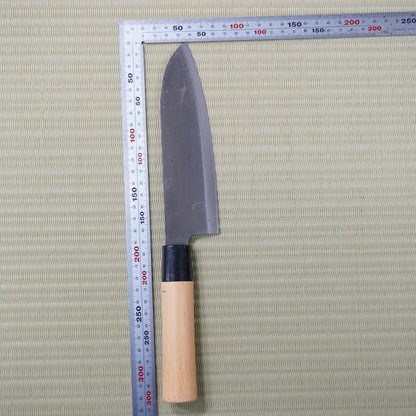 Sale! 3pc Japanese Vintage Knife Set Lightweight Santoku Deba Signed Sushi F-308