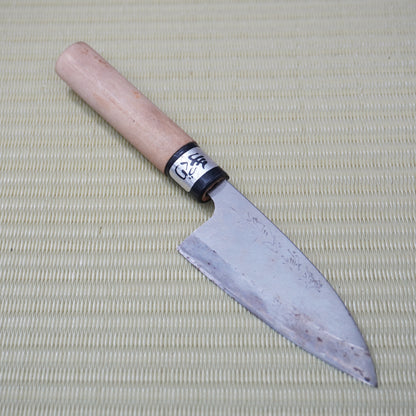 Sale! 3pc Japanese Vintage Knife Set Lightweight Santoku Deba Signed Sushi F-308