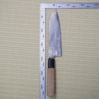 Sakai Ichiji Santoku Knife 170mm Signed Lightweight Vintage Japan Quality F-312