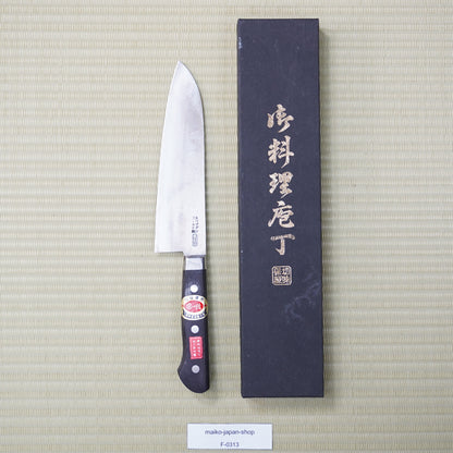 Sakai Soichi Santoku Knife 180mm Signed Boxed High Quality Vintage Japan F-313