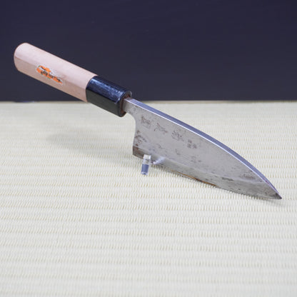 Sakai Kikutora Deba Knife 125mm Signed Vintage Lightweight Japan Blade F-316