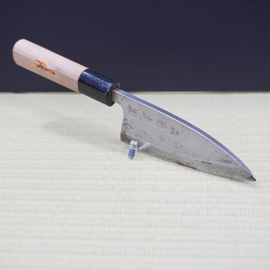 Sakai Kikutora Deba Knife 125mm Signed Vintage Lightweight Japan Blade F-316