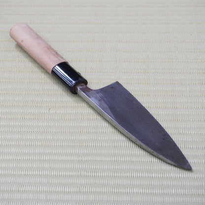 Sakai Kikutora Deba Knife 125mm Signed Vintage Lightweight Japan Blade F-316