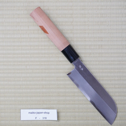 Sadamune Deba Kitchen Knife 140mm Signed Vintage Lightweight Japan Blade F-318