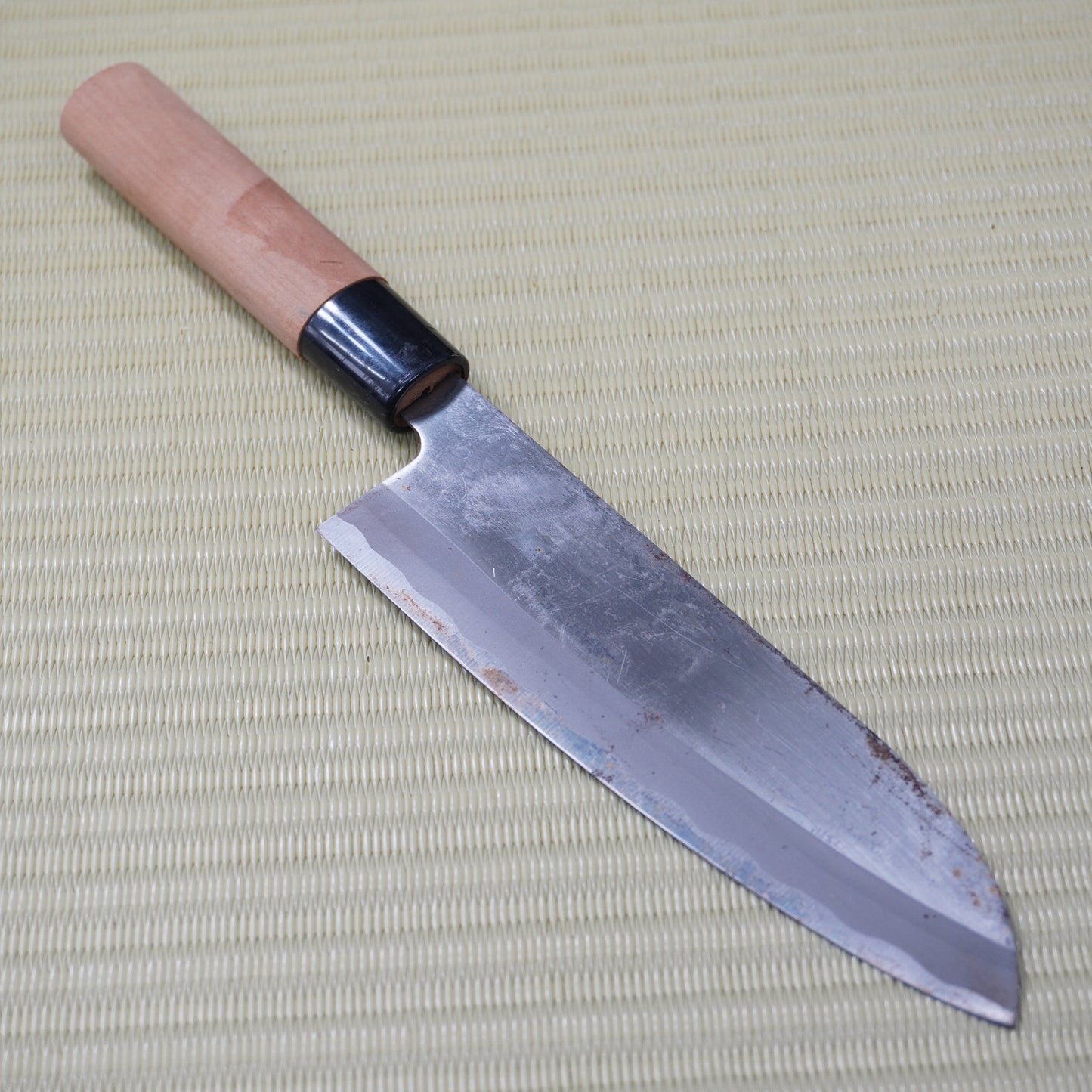 Sale! 3pc Japanese Vintage Knife Set Santoku Nakiri Yanagiba Signed Sushi F-320