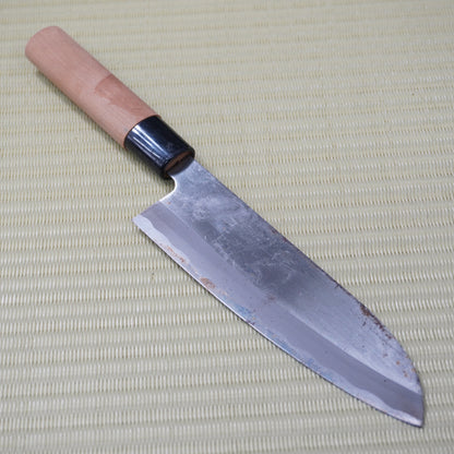 Sale! 3pc Japanese Vintage Knife Set Santoku Nakiri Yanagiba Signed Sushi F-320