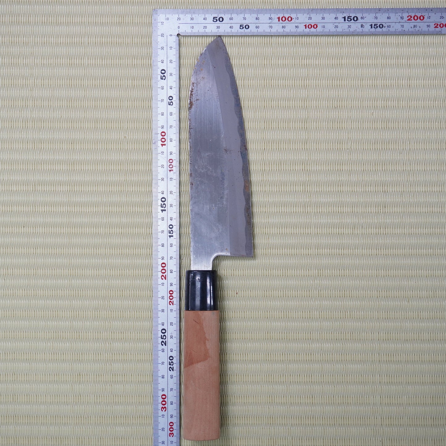 Sale! 3pc Japanese Vintage Knife Set Santoku Nakiri Yanagiba Signed Sushi F-320