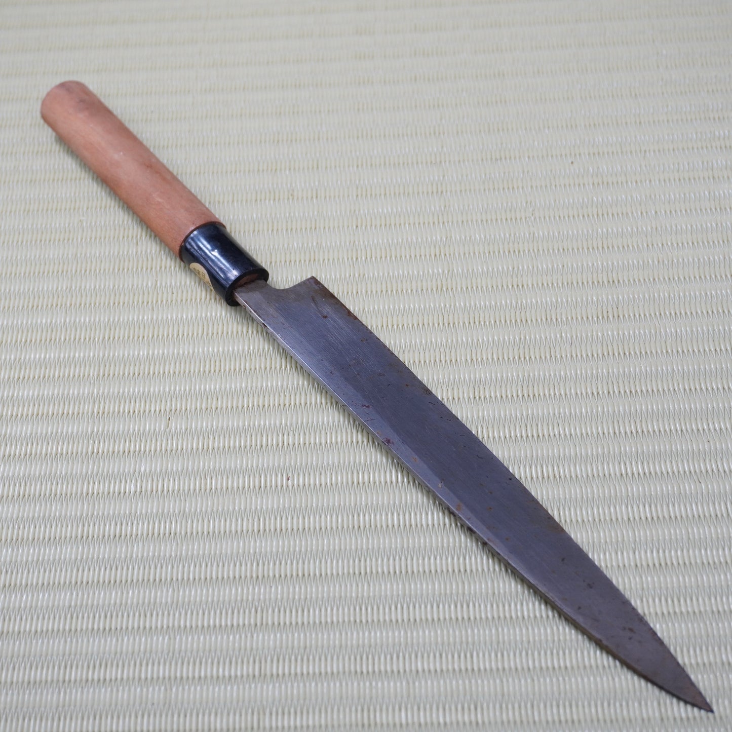 Sale! 3pc Japanese Vintage Knife Set Santoku Nakiri Yanagiba Signed Sushi F-320