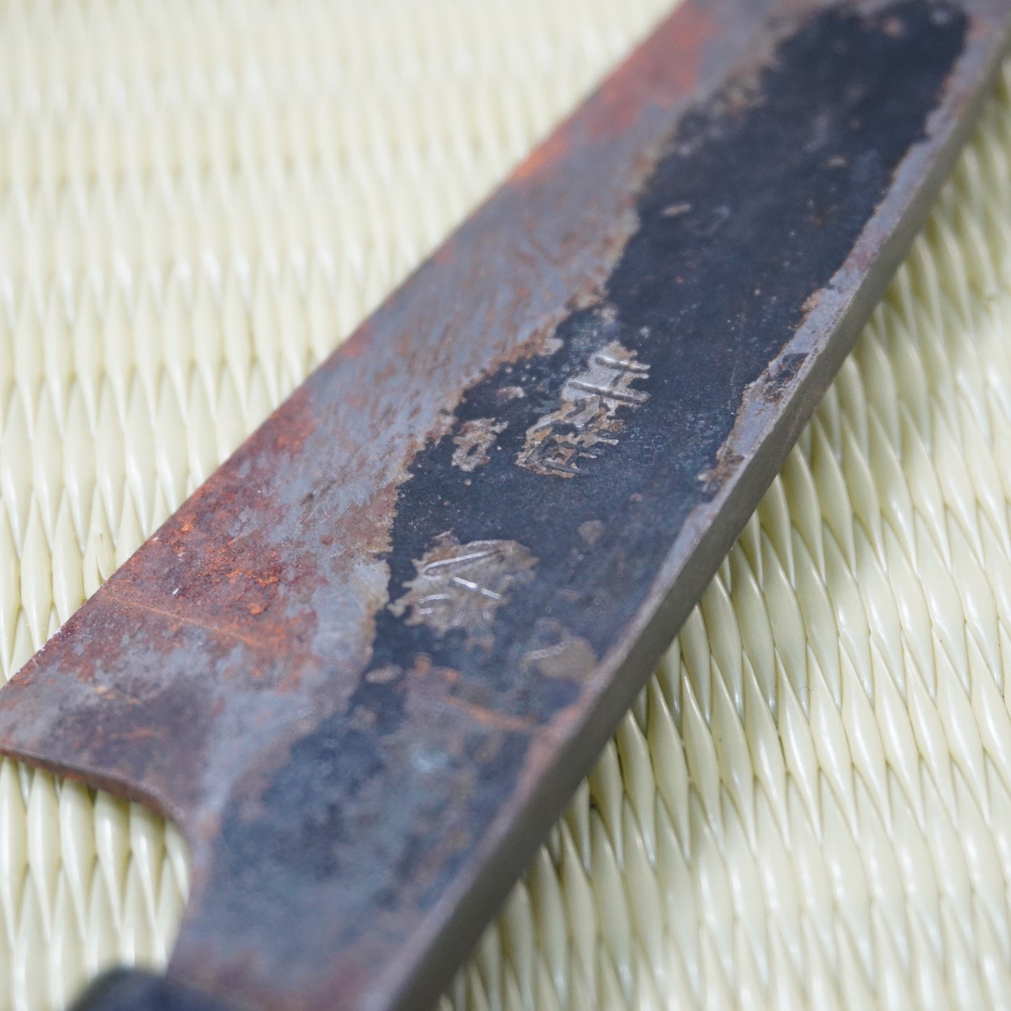 Tosaichi Petty Knife 120mm Blue #1 Steel Signed Japan Vintage Lightweight F-322