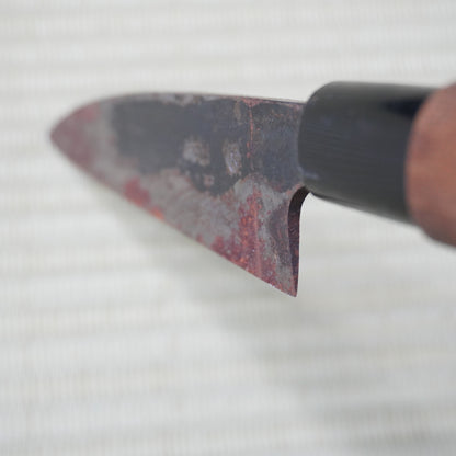 Tosaichi Petty Knife 120mm Blue #1 Steel Signed Japan Vintage Lightweight F-322