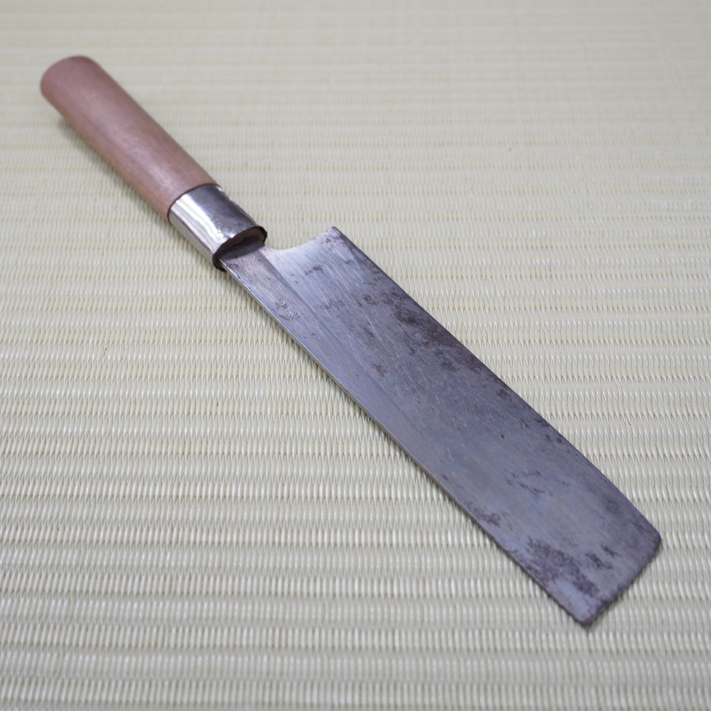 Sakai Tamashiki Nakiri Knife 175mm Signed Lightweight Vintage Japan F-323