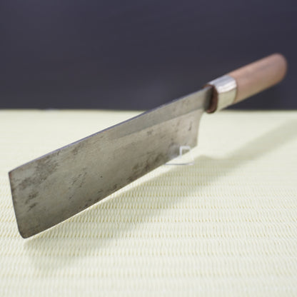 Sakai Tamashiki Nakiri Knife 175mm Signed Lightweight Vintage Japan F-323