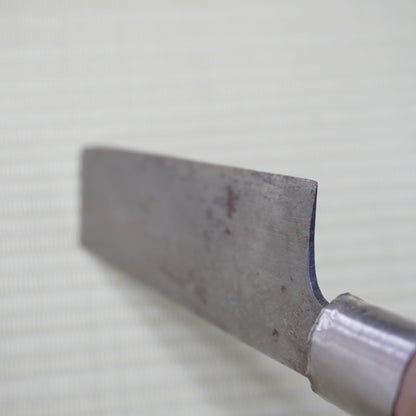 Sakai Tamashiki Nakiri Knife 175mm Signed Lightweight Vintage Japan F-323