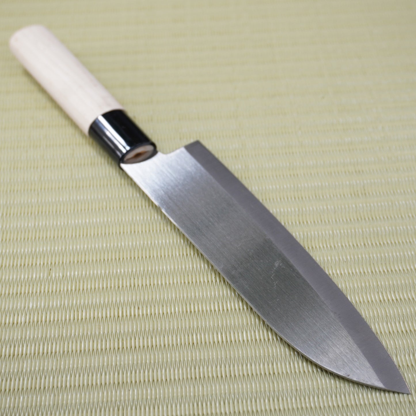 Noshu Kanemori Santoku Knife 170mm Signed Japan Lightweight Excellent F-324