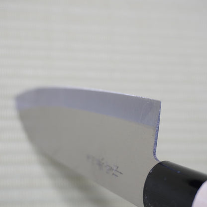 Noshu Kanemori Santoku Knife 170mm Signed Japan Lightweight Excellent F-324