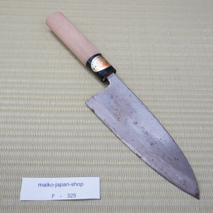 Sakai Kanefusa Deba Knife 155mm Signed Vintage Japanese High-Quality Blade F-325