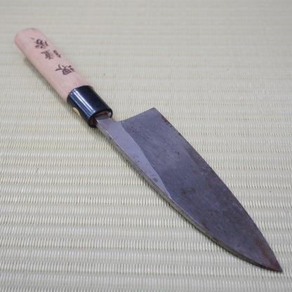 Sakai Kanefusa Deba Knife 155mm Signed Vintage Japanese High-Quality Blade F-325