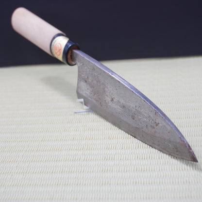 Sakai Kanefusa Deba Knife 155mm Signed Vintage Japanese High-Quality Blade F-325