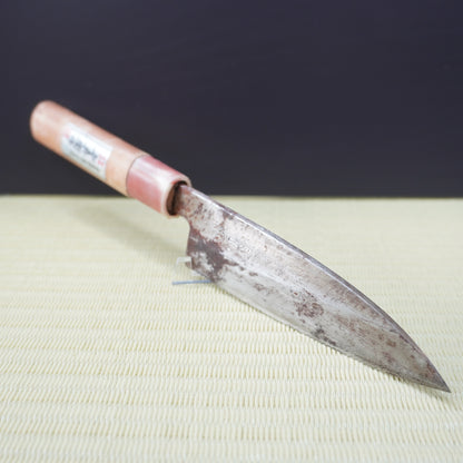 Jubei Deba Knife 140mm Signed Japan Vintage Lightweight High Quality Blade F-330