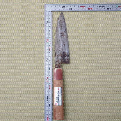 Jubei Deba Knife 140mm Signed Japan Vintage Lightweight High Quality Blade F-330