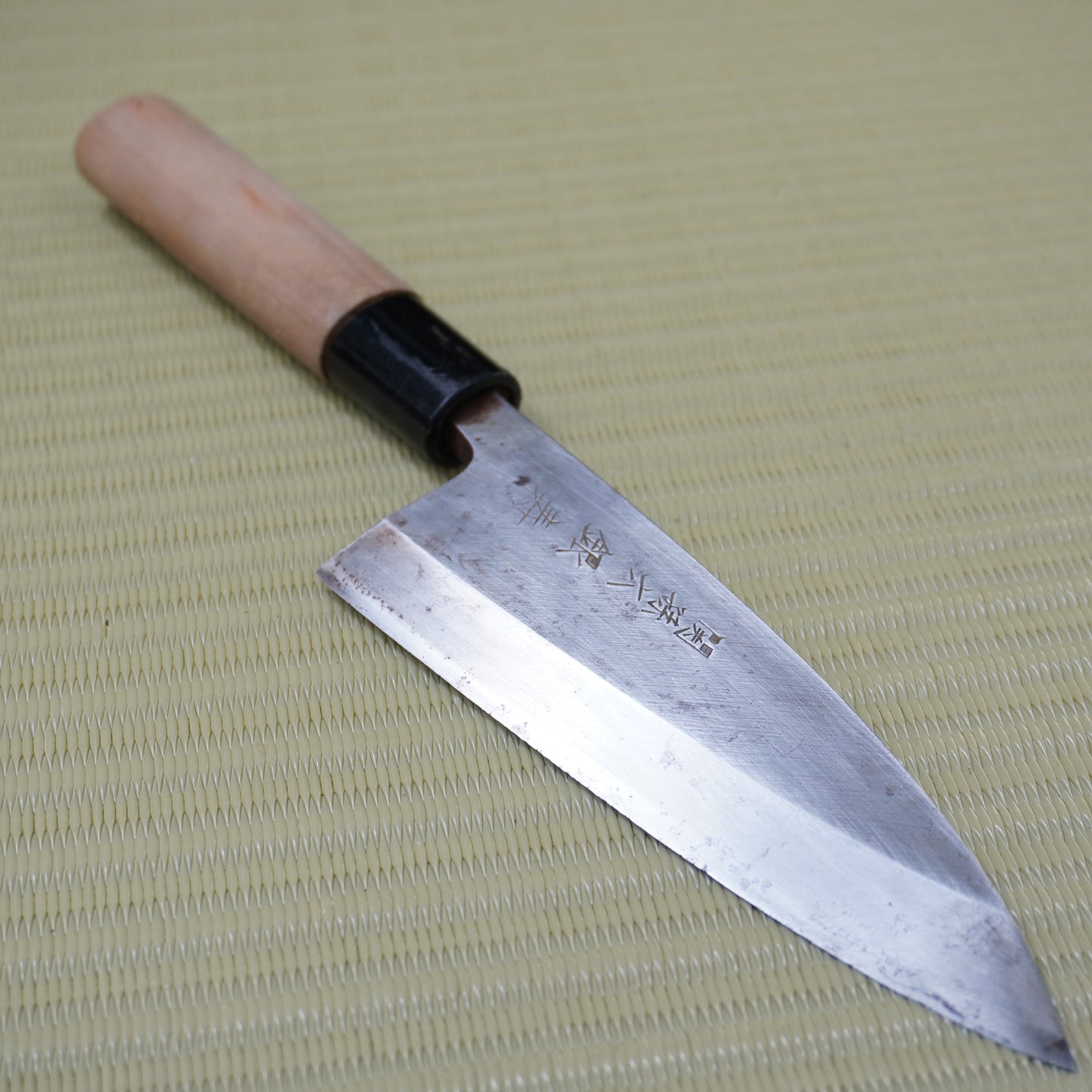 Sekimagoroku Ginju Used Deba Knife 145mm Signed Japan High Quality Blade F-340