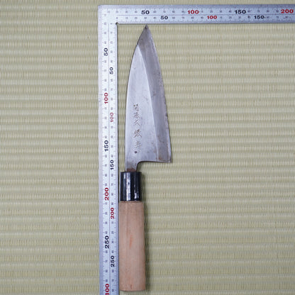 Sekimagoroku Ginju Used Deba Knife 145mm Signed Japan High Quality Blade F-340