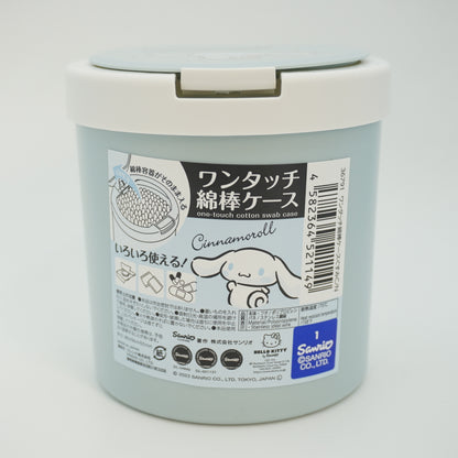 DAISO Cotton Swabs Sanrio Cinnamoroll Case Set Made in Japan Kawaii 100pcs P-125