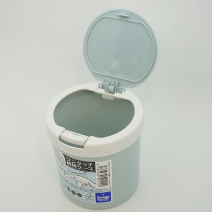 DAISO Cotton Swabs Sanrio Cinnamoroll Case Set Made in Japan Kawaii 100pcs P-125