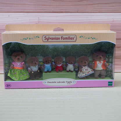 Sylvanian Families Chocolate Labrador Family 5730 Calico Critters Japan New