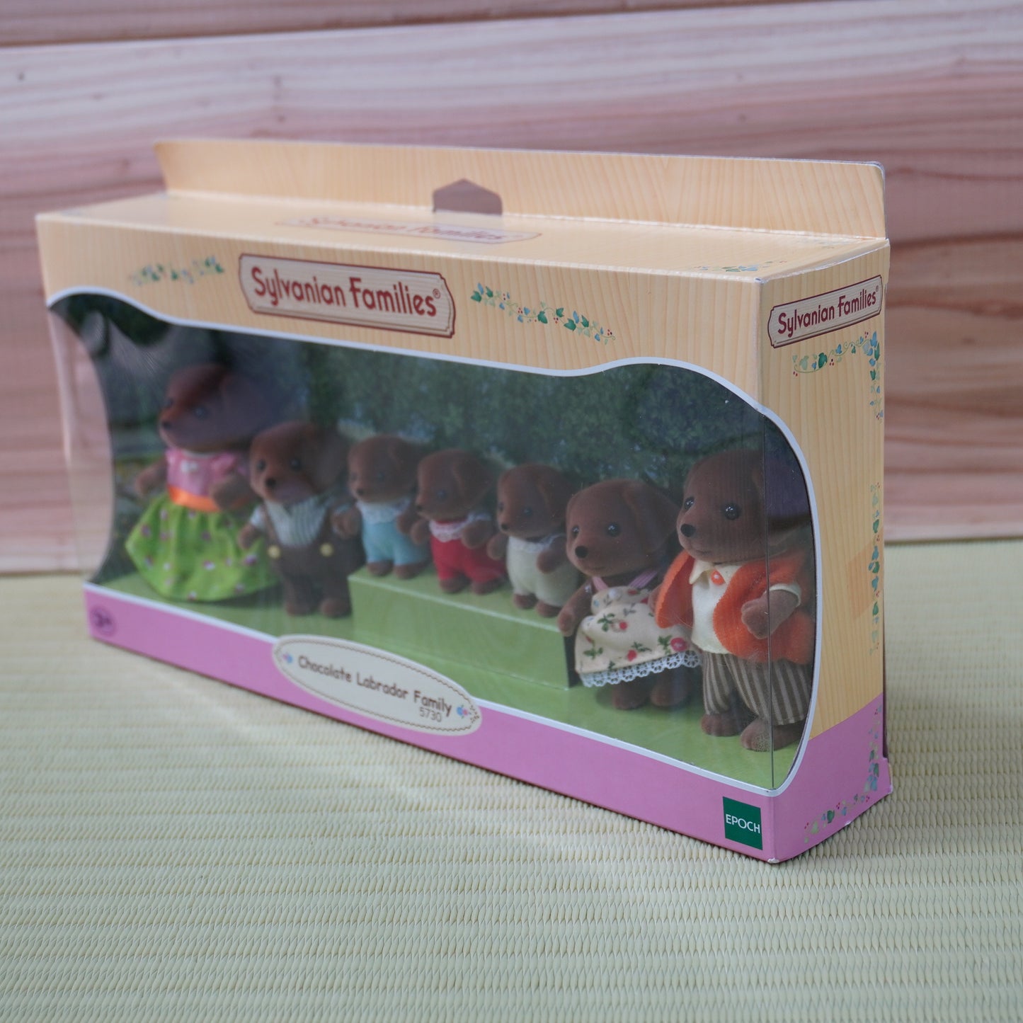 Sylvanian Families Chocolate Labrador Family 5730 Calico Critters Japan New
