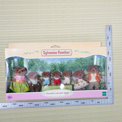 Sylvanian Families Chocolate Labrador Family 5730 Calico Critters Japan New