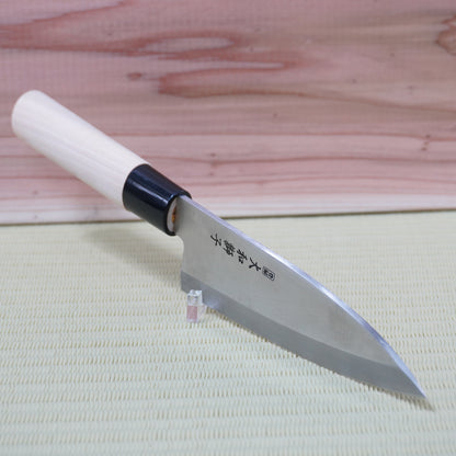 Yamatojishi Japanese Deba Knife 145mm signed Sharp Edge High Quality sushi F-343